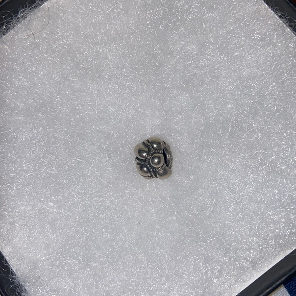 Authentic Pandora Sterling Silver bubble rope charm - Picture 1 of 4